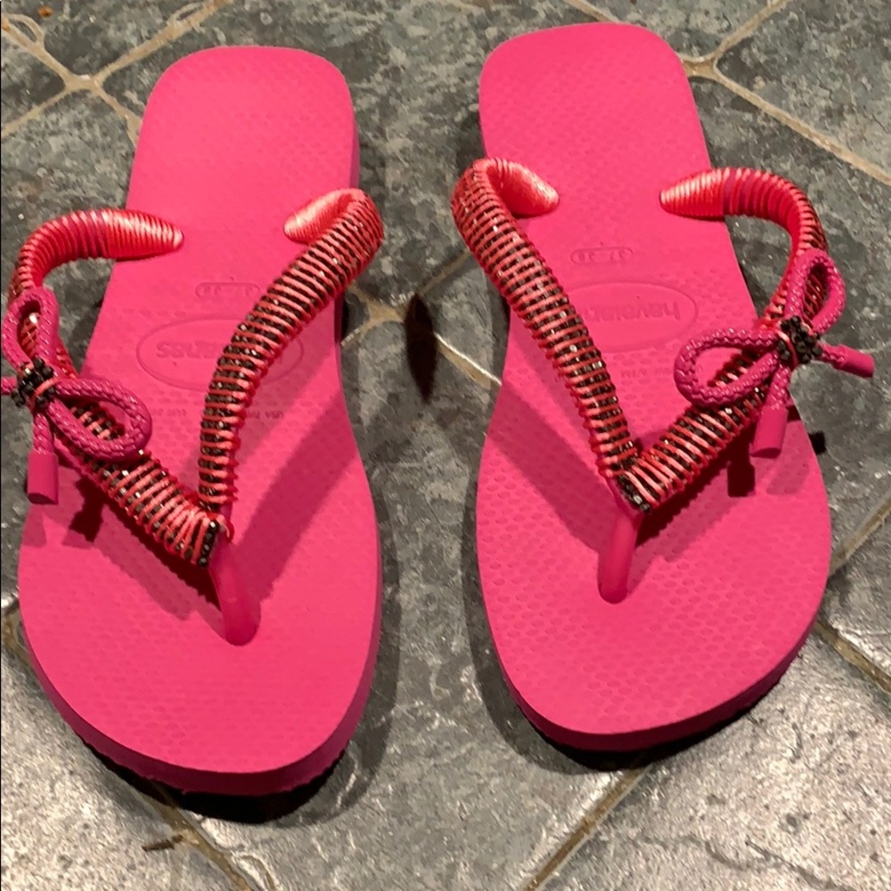 Hawaianas flip flop with Swarovski crystals